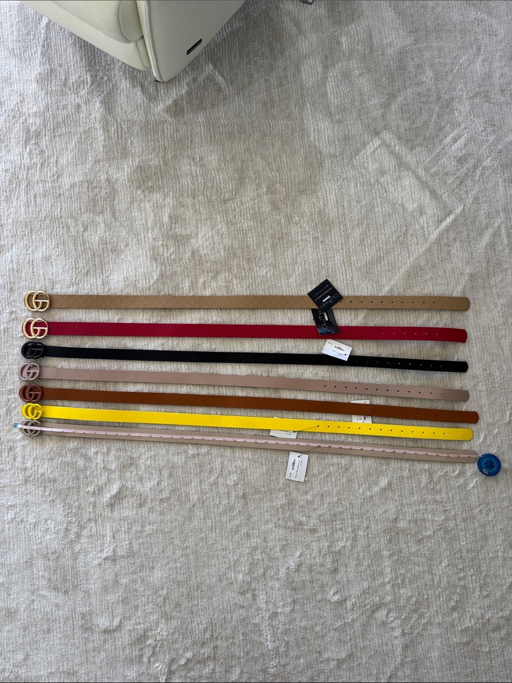 NWT Clothes Minded Boutique Double Ring Buckle Belt | Multiple Colors Available - Picture 5 of 6